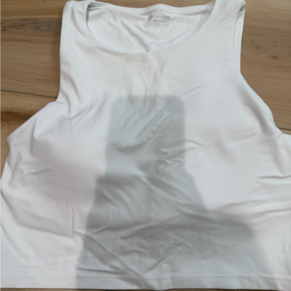 Aerie Classic White Tank Top